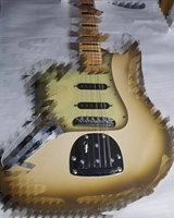 Gitar Elektrik Berkualitas Tinggi dengan Body Mahogany, Finishing Gloss, Custom, Instrumen Musik, Harga Terjangkau