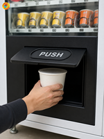 Distributeur automatique de nouilles ramen en gobelet, eau chaude, nouilles instantanées et boissons 24h/24 et 7j/7 pour les aires de restauration, les bureaux et les écoles