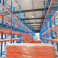 Lagerregale & Regalsysteme 1000/2000/3000kg pro Ebene Palettenregalsystem mit Schwerlast-Verstellbaren Regalböden