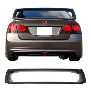 Alerón Trasero Estilo Mugen RR de ABS para Honda Civic 4 Puertas 2006-2011 - Product Image 1