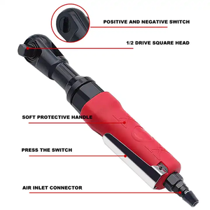 Pneumatisch Gereedschap Hoog Koppel 1/2 "Luchtratelsleutel Met Metalen Klopboorsleutel Krachtige Luchtslagmoersleutel - Product Image 3
