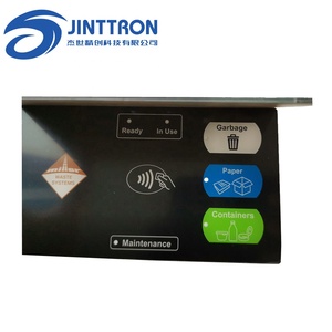 Chống xước đồ họa màng Overlay 3M dính in phía trước bảng điều khiển Nút 1.5mm cứng PMMA - Product Image 3