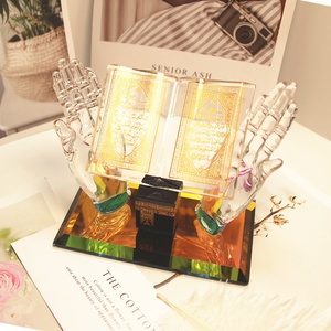 Rotating Ramadan Advent Calendar Ornaments Crystal Glass <strong>Decorations</strong> for Islamic Muslim Festival Mubarak <strong>Ramadhan</strong> Supplies - Product Image 3