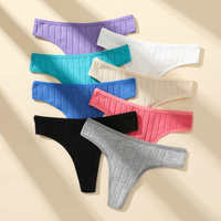 Sous-vêtements en coton 95% pour filles, compression abdominale confortable, culottes string pour filles, taille basse, respirantes