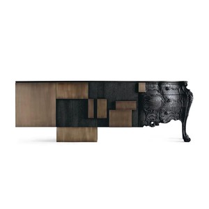 <span class=keywords><strong>Buffet</strong></span> en bois sculpté de luxe de style vintage de haute qualité <span class=keywords><strong>buffet</strong></span> <span class=keywords><strong>design</strong></span> Offre Spéciale pour cuisine maison meubles à usage général - Product Image 2