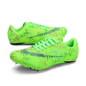 Chaussures de course unisexes, tige en mesh synthétique, semelle extérieure en caoutchouc, semelle intermédiaire en EVA, pour la course sur piste, le sprint, les sports d'été - Product Image 5