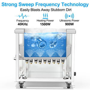 Limpiador Ultrasónico Eléctrico Digital, Nuevo Limpiador Industrial para Manchas de Aceite, Baño Ultrasónico Industrial Grande, Sonicador - Product Image 6