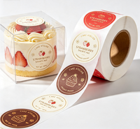 Étiquettes alimentaires personnalisées pour boulangerie, pour gâteaux, sandwichs, desserts et emballages de pain, autocollants adhésifs de qualité supérieure pour produits frais sortis du four