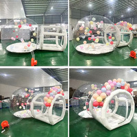 Certificat CE PVC Extérieur Globe Extérieur Clair Bulle Dôme Igloo Tente Transparent Bulle Tentes Ballons Bubble House