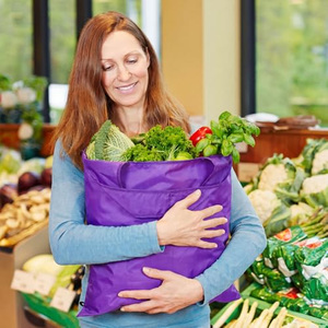 Bolsa de Compras de Plástico Impermeable con Refuerzo Lateral Personalizada, con Asa Troquelada, Logotipo Impreso, Mercancía Personalizada para Uso en Supermercados - Product Image 4