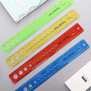 Règles souples colorées de 12 pouces, règles transparentes en plastique souple et pliable, incassables, adaptées à l'école, à la maison et au bureau - Product Image 2