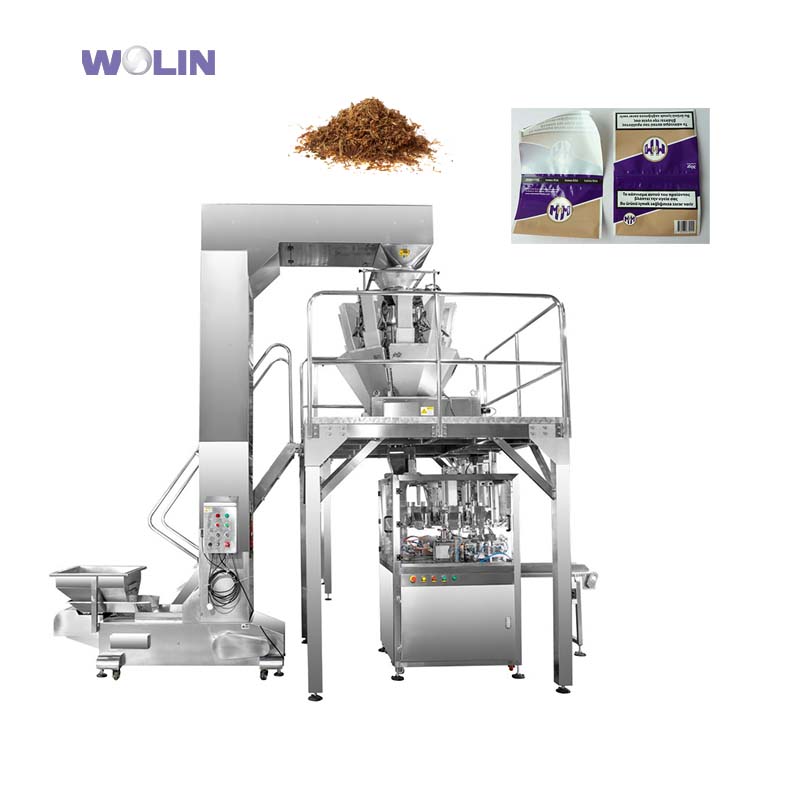 tobacco pouch machine Full Automatically Rolling Bag Packing Auto Rotary Packaging Machine Ryo Roll Your Own Tobacco