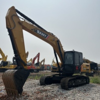 Excavatrice hydraulique d'occasion SANY SY215C en excellent état de fonctionnement, excavatrice d'occasion à vendre