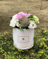 Boîtes à fleurs rondes pour fleuriste en stock