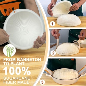 Marmite en <span class=keywords><strong>fonte</strong></span> émaillée avec couvercle, multifonctionnelle, pour la cuisson du pain et la levée de la pâte au levain - Product Image 6
