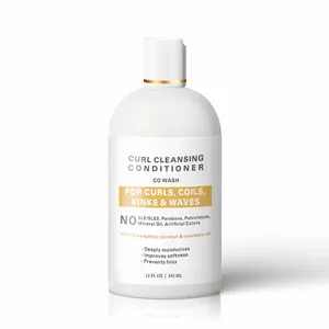 Coconut Shea Co-wash Curl Cleansing Conditioner for Dry Hair and Protect Hair Color, Sulfate & Paraben Free