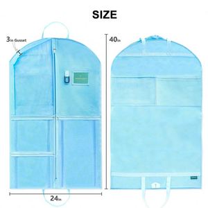 Free Sample 40 design clear fashion Garment Bags for Hanging Dance Dress <b>Clothes</b> Storage Garment Bag Dust <b>Cover</b> oem - Product Image 4