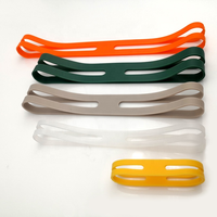 Bande élastique en caoutchouc de Silicone avec Logo personnalisé, bande en forme de X, pour emballage de livre comme cadeau, pièces
