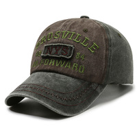 Gorra de Béisbol Estilo Coreano, PVC, Denim Lavado, Visera Curva, Diseño Hip-Hop de 6 Paneles con Bordado de Letras, Unisex para Adultos