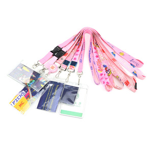 Customized Lanyard with Silk Screen Printing Personalized Logo for Holder Accessory
