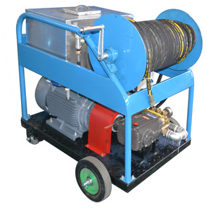 Máquina <span class=keywords><strong>de</strong></span> Limpieza <span class=keywords><strong>de</strong></span> Tuberías <span class=keywords><strong>de</strong></span> Alcantarillado Eléctrica <span class=keywords><strong>de</strong></span> <span class=keywords><strong>Alta</strong></span> <span class=keywords><strong>Presión</strong></span> <span class=keywords><strong>de</strong></span> 15kw 20Mpa DN40-DN100, Máquina <span class=keywords><strong>de</strong></span> Limpieza con Agua Fría, Envío Inmediato - Product Image 1