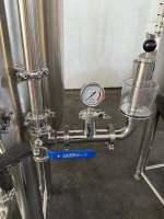 Cuve de Fermentation en Acier Inoxydable SS304/316 500L Certifiée CE pour Bière, Vin et Bioéthanol / Fermenteur Industriel