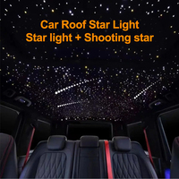 Kit de Ciel de Toit Étoilé Haut de Gamme à Commande par Application, Fibre Optique Lumineuse RVBW, pour Décoration d'Intérieur de Voiture