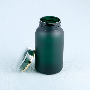 Op voorraad: Op maat gemaakte groene matte PET-fles voor vitamine supplementen, medische fles, plastic pillenfles - Product Image 4