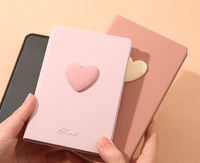 Taccuino A7 con Design in Morbida Pelle PU, Blocco Note Portatile Creativo, Diario Tascabile Stile Ins