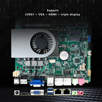 Carte mère de bureau Intel Core I5 7200U, double cœur, quad-thread, DDR3L, max 32 Go, Mini-PCIe, SATA, M.2, deux ports LAN