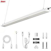 Luminaire LED d'atelier connectable 8FT 100W 130LM/W 5000K Super Lumineux, Tube LED Industriel pour Plafond de Garage, Atelier et Entrepôt