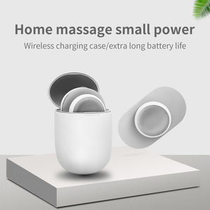 Youmay Mini <span class=keywords><strong>coussin</strong></span> de massage <span class=keywords><strong>chauffant</strong></span> coussinets d'impulsion électroniques cou cervical <span class=keywords><strong>dos</strong></span> stimulateur musculaire sans fil masseur - Product Image 3