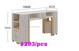 Yicheng belleza China Buena Mesa de manicura barata MESA DE MANICURA usada manicura de <span class=keywords><strong>uñas</strong></span> mesa de mármol con el mejor precio - Product Image 5