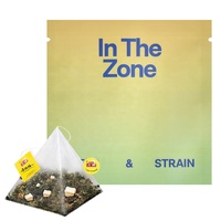 Sachets de thé en coton à cordon pour bains, sachets de thé vert aux herbes triangulaires thermoscellables, pochettes d'emballage de thé personnalisées