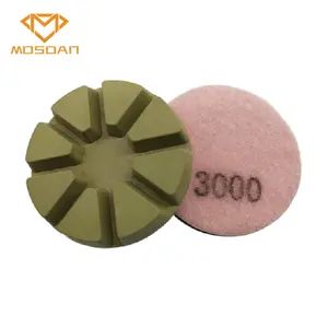 3 Inch 10mm Thickness Resin Concrete Floor Diamond Polishing Pucks