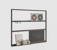 Nouvelle étagère flottante en aluminium, étagères murales combinées à plusieurs niveaux, unité de rangement murale, organisateur mural pour la maison