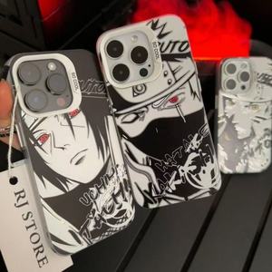 Cassa colorata del telefono del PC dell'anime per iPhone 17 Pro Max 15/14/13 /12/ 16 Pro Uchiha Kakashi unico & per i disegni di <span class=keywords><strong>Uzumaki</strong></span> e XS XR - Product Image 3