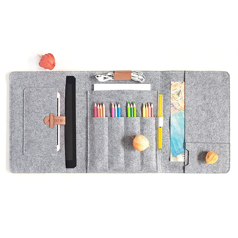 Фетровый пенал размера A5