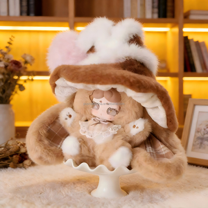 Lucky Deer Nai Good Night Rabbit V3 Série Lettres Sorcières Boîtes Mystères Poupée en Peluche Vinyle Floqué Porte-clés de Collection Jouet - Product Image 3
