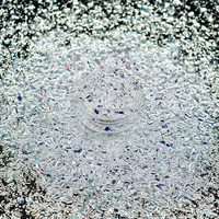 Paillettes en polyester de qualité supérieure KingCh pour la décoration de chaussures, sacs, vêtements, résistantes aux solvants, irisées