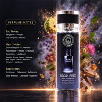 Parfum de Luxe Original en Spray en Gros 110ml pour Hommes avec des Notes Fraîches de Bergamote, Poivre et Ambroxane, Parfum Longue Durée pour la Nuit