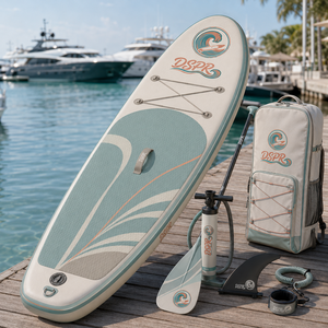 Notre planche à pagaie écologique et portable apporte de grands moments de plaisir pour les sorties en <span class=keywords><strong>famille</strong></span> et les aventures aquatiques en plein air. - Product Image 2