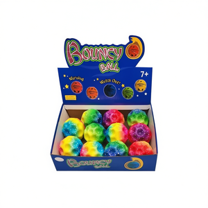 Pelota saltarina multicolor de 7 cm, juguete para niños mayores de 3 años - Product Image 3