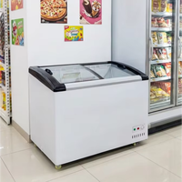 Congélateur horizontal pour mini-sucettes glacées, vitrine verticale en verre pour crèmes glacées, idéal pour les magasins de proximité - Vente chaude