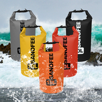 Sac à dos étanche en bâche PVC Ocean Pack 2L 3L 5L 10L 15L 20L 30L pour kayak, surf, plongée, rafting