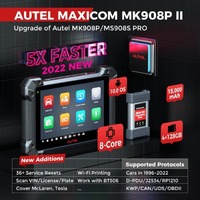 2024 Autel MaxiCom MK908 Pro II MK908PRO 2 Escáner de diagnóstico de coche J2534 Herramientas de programación Codificación de clave avanzada PK MS908S PRO