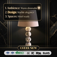 Lampe de table en lin marbré, lampe de chevet, lampe de sol, éclairage décoratif moderne pour chambre à coucher, salon