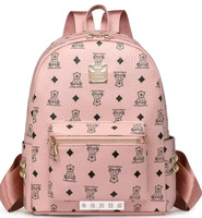 Sac à dos décontracté de luxe pour femmes et hommes en cuir PU imperméable grande capacité avec logo personnalisé
