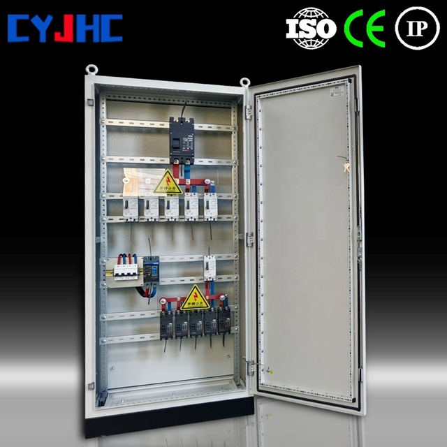 Single-phase 500A Power Supply Cabinet IP54 Protection Level Circuit Breaker Panel Distribution Box Hybrid Lock