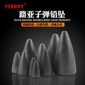 Plomada de Pesca XY-90 Bullet Sinker 1.8g 2.5g 3.5g 4.5g 6.5g 10g 13g 19.5g 28g, Plomo de Pesca para Río, Duradera y Funcional - Product Image 2